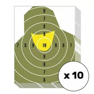 Tarcze i kulochwyty - Tarcza strzelecka NT 23P popiersie żołnierza mini - 195 x 250 mm - 10 szt. - T07012MINI - miniaturka - grafika 1