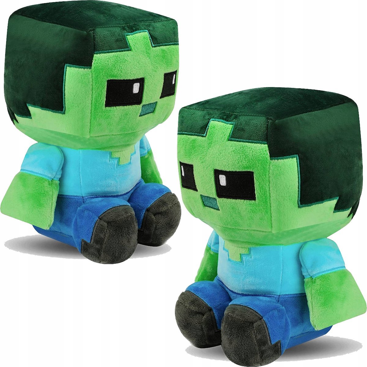MINECRAFT BABY ZOMBIE PLUSZOWA MASKOTKA Z GRY PLUSZAK DUŻA PRZYTUALNKA
