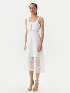 Sukienki - Morgan Sukienka koktajlowa 251-ROVIDA Biały Regular Fit - miniaturka - grafika 1