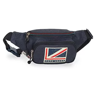 Pepe Jeans Aidan torba na pasek z torbą, niebieska, 35 x 13 x 5 cm, poliester - Torebki damskie - miniaturka - grafika 1