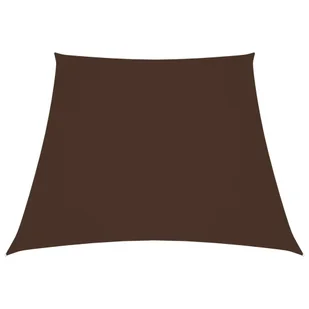 vidaXL Trapezowy żagiel ogrodowy, tkanina Oxford, 3/4x2 m, brązowy 135846 - Parasole ogrodowe - miniaturka - grafika 7