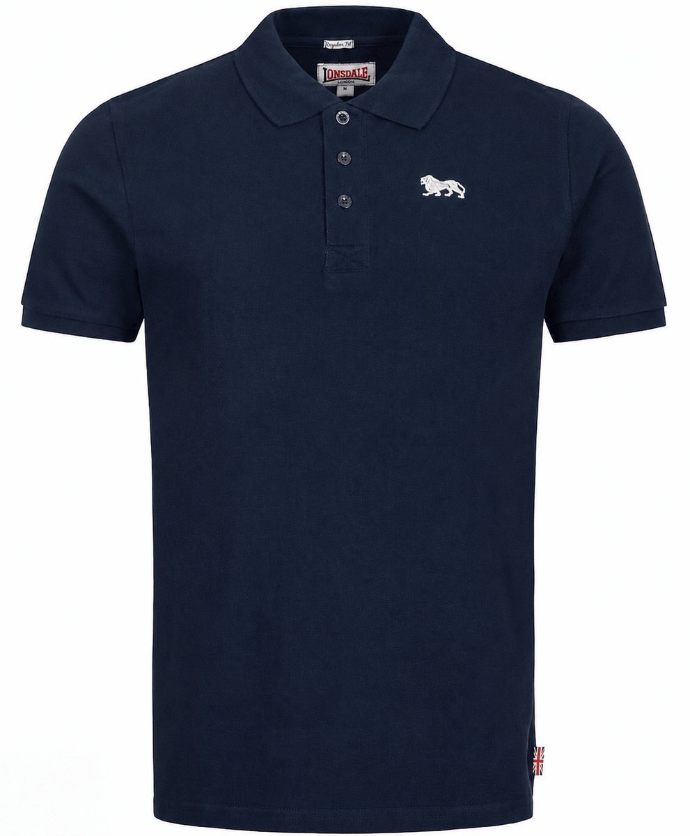 Polo LONSDALE WHALTON granatowe-M