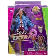Sukienki i spódniczki dla dziewczynek - Barbie Mattel Mattel Lalka Extra Sportowa sukienka/Czarno-różowe włosy 5_811956 - miniaturka - grafika 1