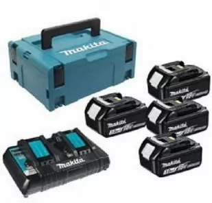 Makita.Zestaw Zasilający 18V Makpac (Bl1830Bx4+Dc18Rd) - Akcesoria do elektronarzędzi - miniaturka - grafika 1