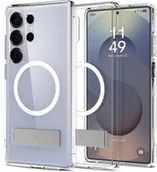 Etui i futerały do telefonów - Spigen Etui Ultra Hybrid S Mag do MagSafe do Galaxy S25 Ultra, przezroczysto-białe - miniaturka - grafika 1