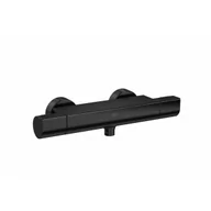 Baterie wannowe i prysznicowe - ROCA A5A142ECN0 T-1000 Bateria termostatyczna prysznicowa ścienna PVD titanium black - miniaturka - grafika 1