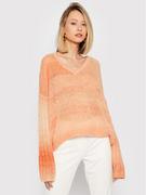 Swetry damskie - Guess Sweter Ariane W1BR14 Z2W30 Pomarańczowy Relaxed Fit - miniaturka - grafika 1
