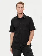 Koszule męskie - Calvin Klein Koszula K10K112708 Czarny Regular Fit - miniaturka - grafika 1