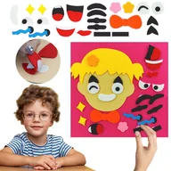 Zabawki interaktywne dla dzieci - Tablica Edukacyjna Emocje Montessori Układanie - miniaturka - grafika 1