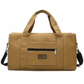 Akcesoria podróżnicze - Torba Podróżna Do Samolotu Bagaż Podręczny Wizzair Ryanair Pojemna Brązowa - miniaturka - grafika 1