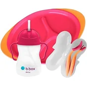 Zestawy naczyń dla dzieci - B.Box Zestaw do karmienia bidon sztućce Strawberry - miniaturka - grafika 1