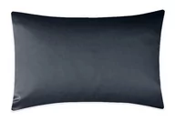 Pościel - Poszewka satynowa SAN ANTONIO antracyt z białą lamówką 50x70 MARO HOME - miniaturka - grafika 1