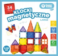 Klocki - Smily Play Klocki magnetyczne 34el SmilyPlay SP85381 53815 - miniaturka - grafika 1
