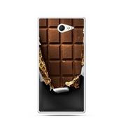 Etui i futerały do telefonów - Etui Sony Xperia M2, tabliczka czekolady - miniaturka - grafika 1