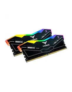 Team Group DDR5 - 48GB - 7200 - CL - 34 (2x 24 GB) dual kit, RAM (Kolor: CZARNY, FF3D548G7200HC34ADC01, Delta RGB, INTEL XMP) - Pamięci RAM - miniaturka - grafika 1