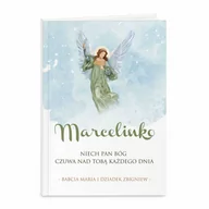 Pamiątka Pierwszej Komunii Świętej - Biblia rozmiar M z nadrukiem dla dziewczynki na chrzciny komunię - miniaturka - grafika 1