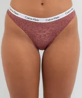 Majtki damskie - CALVIN KLEIN DAMSKIE MAJTKI FIGI RÓŻOWE KORONKA XS 0Z6C4_J* XS 0_6 TIA - miniaturka - grafika 1