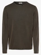Swetry męskie - Jack & Jones Sweter męski Mężczyźni Bawełna zielony jednolity, S - miniaturka - grafika 1