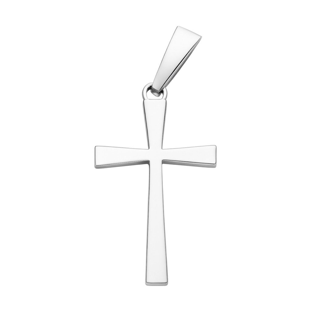 Krzyżyk srebrny Ag 925 rodowany KC004RM
