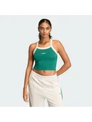 Koszulki i topy damskie - adidas Top Seasonal Essentials Colorpop JZ0195 Zielony Slim Fit - miniaturka - grafika 1