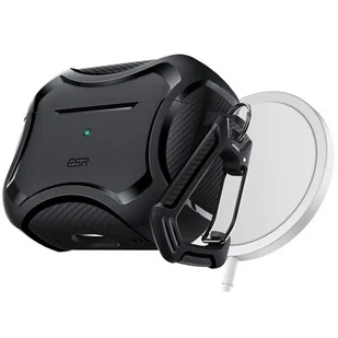 ESR CYBER ARMOR HALOLOCK MAGSAFE APPLE AIRPODS PRO 1 / 2 BLACK - Akcesoria do słuchawek - miniaturka - grafika 1