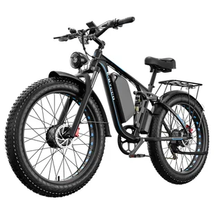 E·Bycco EB7Pro Electric Bike 2*1000W Motor 52V 23Ah Battery 20*4 0 inch Fat Tire 55km/h Max Speed 130km Max Range Hydrau - Rowery elektryczne - miniaturka - grafika 1