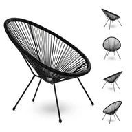 Fotele i krzesła ogrodowe - Krzesło Ogrodowe Tarasowe ACAPULCO UBBERUP - miniaturka - grafika 1