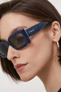 VOGUE okulary przeciwsłoneczne damskie kolor szary - Vogue - Okulary przeciwsłoneczne - miniaturka - grafika 1
