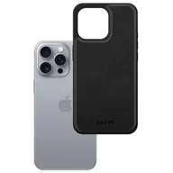 Etui i futerały do telefonów - Etui 3MK Hardy Silky Leather MagCase do Apple iPhone 16 Pro Max Czarny - miniaturka - grafika 1