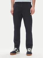 Spodnie męskie - Pepe Jeans Chinosy PM211873 Granatowy Slim Fit - miniaturka - grafika 1