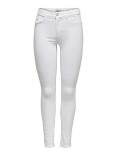 ONLY Damskie spodnie jeansowe, biały, (XXL) W / 34L - Spodnie damskie - miniaturka - grafika 1