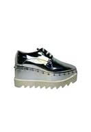 Czółenka - Scarpe Donna Stella McCartney Elyse Mirror Silver - miniaturka - grafika 1