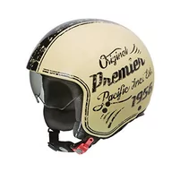 Kaski motocyklowe - PREMIER HELMET ROCKER LUB 20, jasnożółty/czarny, L - miniaturka - grafika 1