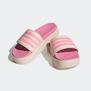 Damskie Klapki ADIDAS ADILETTE PLATFORM HP9409 – Różowy - Klapki i japonki damskie - miniaturka - grafika 1