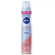 Pozostałe kosmetyki - Nivea Polska COLOR CARE & PROTECT Lakier do włosów farbowanych EXTRA STRONG 250 ml - miniaturka - grafika 1