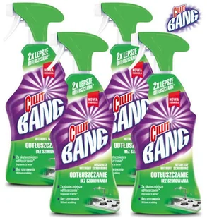 Cillit Bang Odtłuszczanie Bez Szorowania Spray 4 x 750ml - Środki do kuchni i łazienki - miniaturka - grafika 1