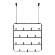 Wieszaki i stojaki - Czarny metalowy wieszak na drzwi 36 cm Estique – Umbra - miniaturka - grafika 1