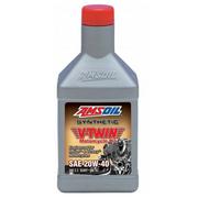 Oleje silnikowe - AMSOIL Synthetic V-Twin Motorcycle Oil 20W40 946ml MVI - syntetyczny olej motocyklowy - miniaturka - grafika 1