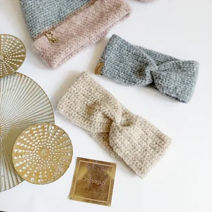 Opaska So Soft z mięciutkiej wełny alpaki - różne kolory - Czapki damskie - miniaturka - grafika 1