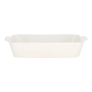 Fernity Naczynie do zapiekania Mazzoni 37cm białe z rączkami - Naczynia żaroodporne - miniaturka - grafika 1