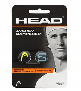 Tłumik tenisowy Head Zverev Dampener 2 szt. żółty-niebieski - Tenis ziemny - miniaturka - grafika 1