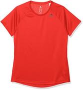 Koszulki i topy damskie - Adidas Damskie D2 M Tee luzem koszulka z krótkim rękawem, czerwony, XS BS1922 - miniaturka - grafika 1