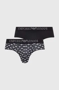 Emporio Armani Underwear slipy 2-pack męskie kolor czarny 111733 4R504 - Majtki męskie - miniaturka - grafika 1