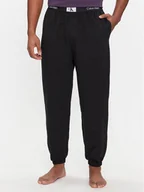 Piżamy męskie - Calvin Klein Underwear Spodnie piżamowe 000NM2514E Czarny Regular Fit - miniaturka - grafika 1