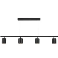 Lampy sufitowe - NOWOCZESNA LAMPA WISZĄCA CZARNA BOLT W4 - miniaturka - grafika 1