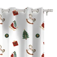 Zasłony - Zasłona XMAS wzór XM14 | Święta na biegunach 150 x 200 cm tkanina standard - miniaturka - grafika 1