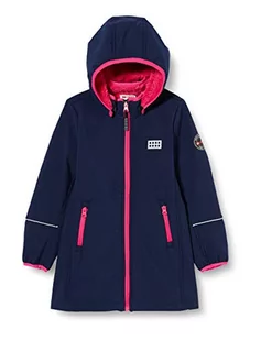 Lego Wear Dziewczęca kurtka Lwsofie-Lego Tec płaszcz Shell, 590 Dark Navy, 104 cm - Kurtki i płaszcze dla dziewczynek - miniaturka - grafika 1