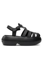 Sandały damskie - LOVE MOSCHINO Sandały JA16247I0II38000 Czarny - miniaturka - grafika 1