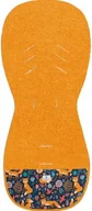 Akcesoria do wózków - Simple Wool Wkładka Do Wózka Spacerowego Wełna Merino Pomarańczowe Liski - miniaturka - grafika 1