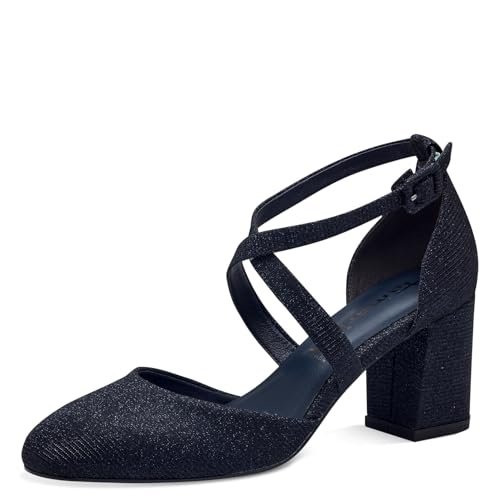 Tamaris Damskie czółenka 1-24414-41, Navy Glam, 36 EU